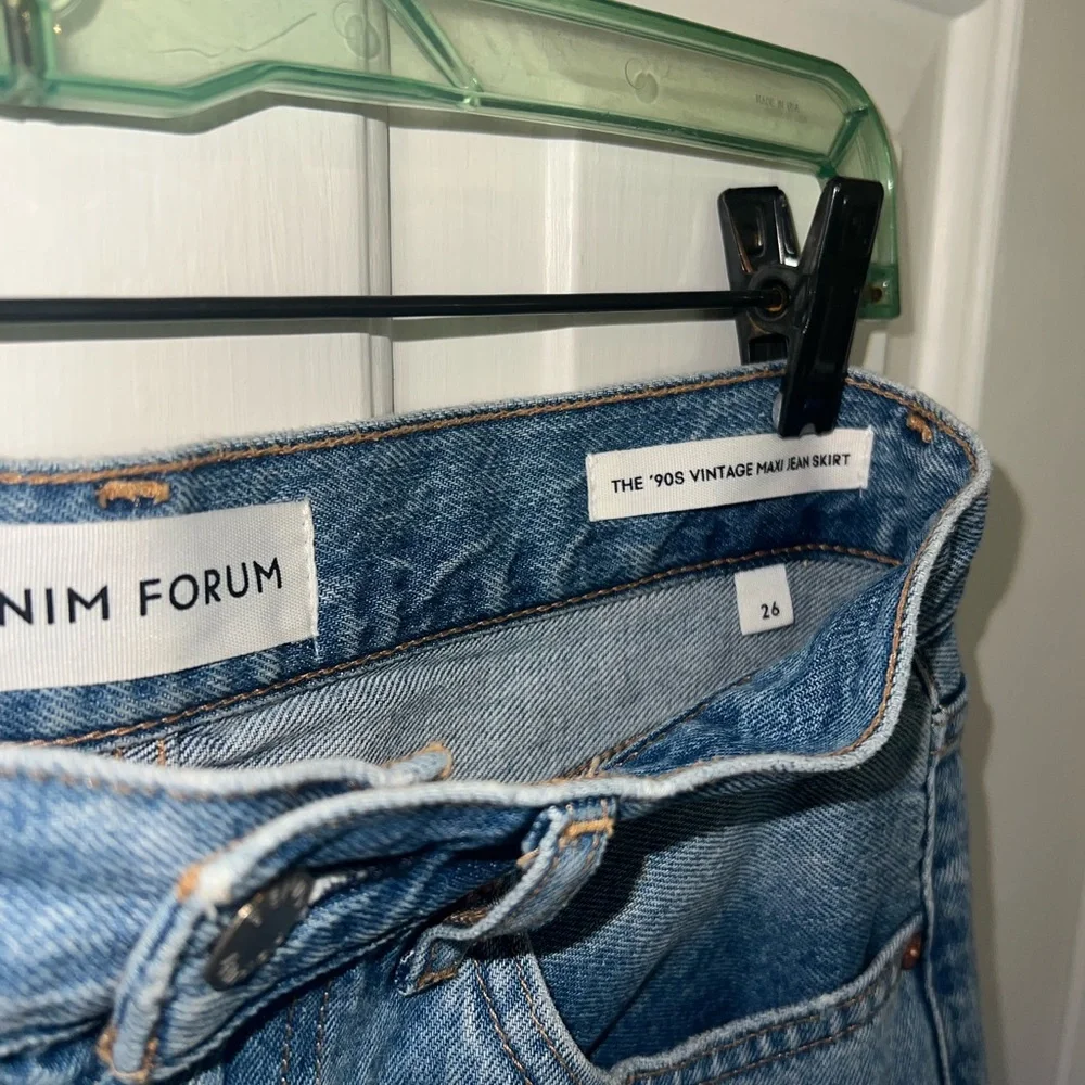 Denim Forum The 90s Vintage Jean Skirt - Picture 3 of 8